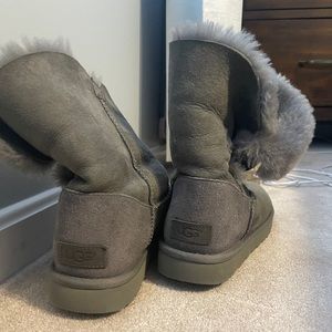 Ugg grey boots, size 9.5